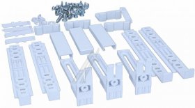 Mounting Parts - 4640360100 C00864443 Integrated Fridge Freezer Fitting Pack [Arcelik]