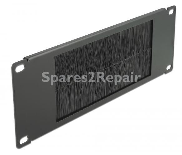 Delock Cable Support - 10 Kabelmanagement Burstenleiste 2 He Schwarz