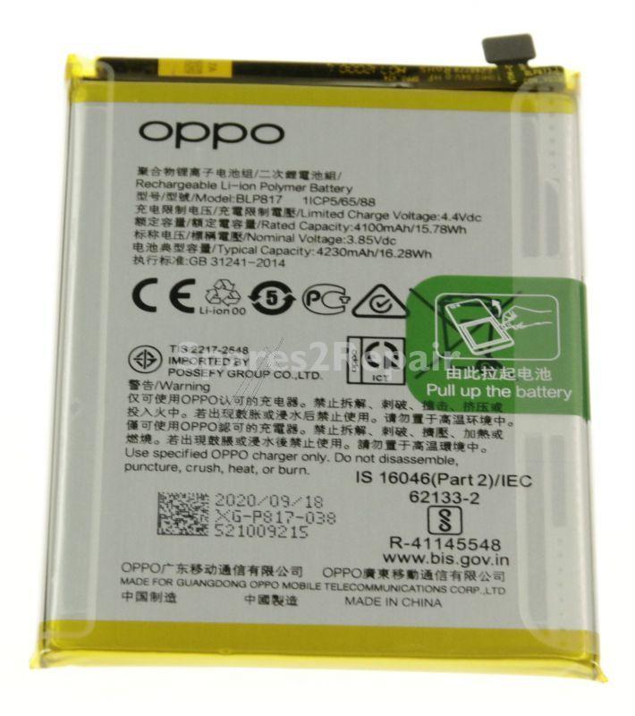 Oppo Phone Battery Packs - Blp817 4905609 Battery Oppo A15 & Oppo A15s @4100mah 3 85v 0 7c Blp817 For Aftersale