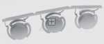 Switch Set - 3870452004 Push Button Unit High-grade St [Electrolux Aeg]
