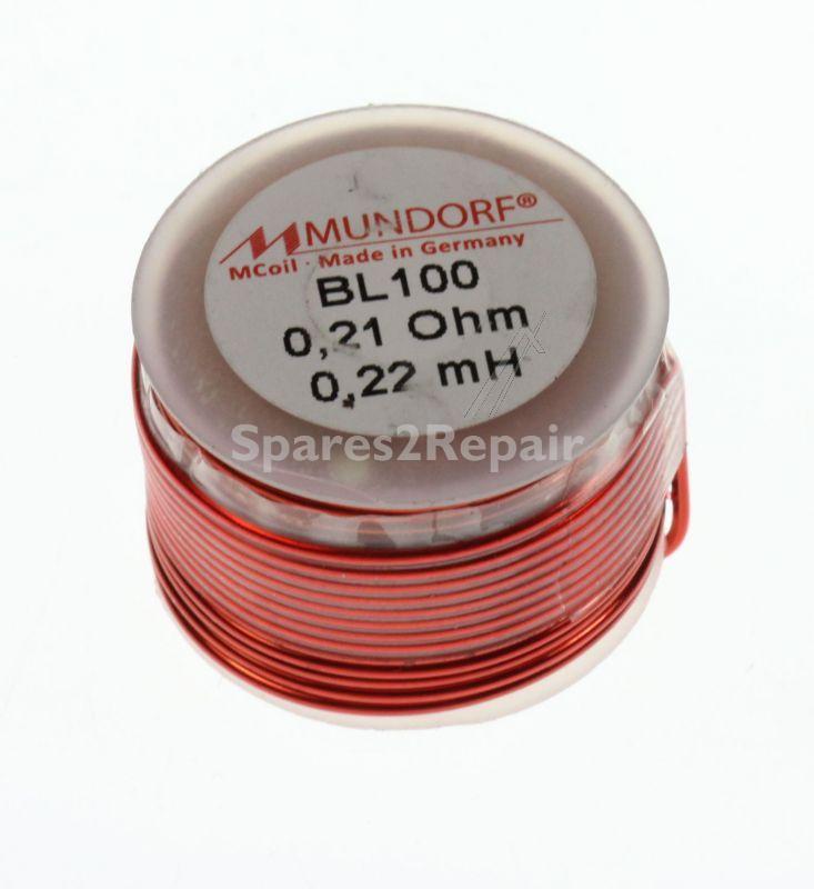 Mundorf Coil - 0,22mh-0,21r Mcoil Air-coil, Ofc-copper, 1mm Wire, 30x20mm