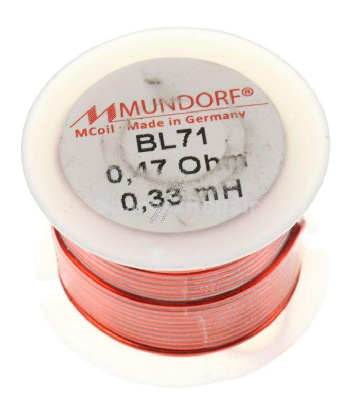 Mundorf Coil - 0,33mh-0,47r Mcoil Air-coil, Baked Varnish, 0,71mm-wire, 30x20mm