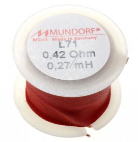Mundorf Coil - 0,27mh-0,42r Mcoil Air-coil, Ofc-copper, 0,71mm Wire, 30x20mm