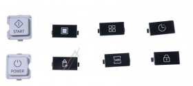 Samsung Button - Dd82-01520a A-s Assembly-button dw5500mm silver