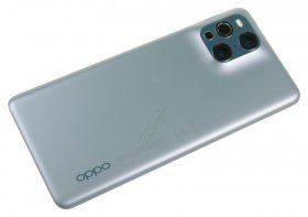 Oppo Battery Compartment Lid - 6561751 Battery Cover Assembly Cc205 Blue Glass Export With Printing D Gear