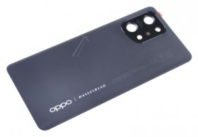 Oppo Battery Compartment Lid - 4150016 Battery Cover Oppo Find X5(cph2307) Black Glass With Printing For