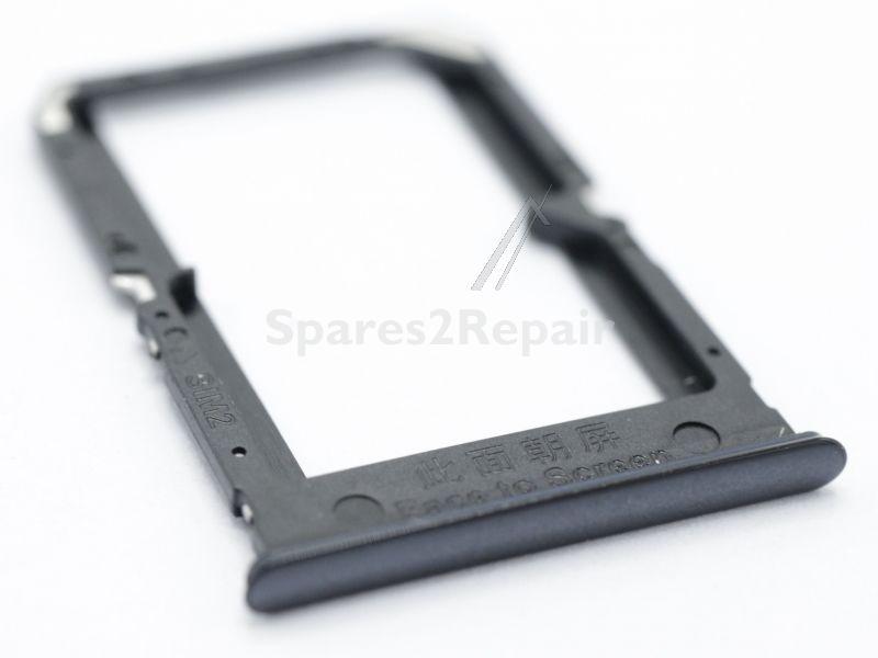 Oppo Sim card Holder - 2931828 Sim Bracket Bd369 Moonlight Black With Insert Jr
