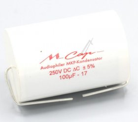 Mundorf Foil Capacitor - 100uf-250v Audio Filmcap. Axial 85° 46x66mm