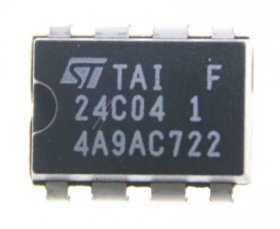 Stmicroelectronics Eeprom - 24c04 M24c04-wbn6p Eeprom-ic Dip-8 -rohs-compliant-