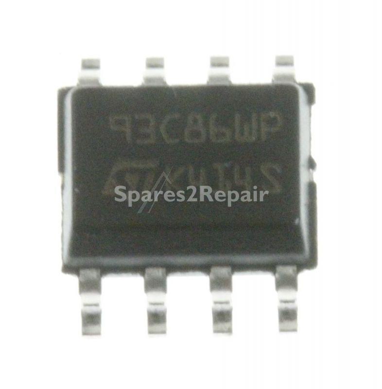 Stmicroelectronics Memory Ic - 93c86wp Ic Eeprom Microwire 16k, 93c86, Smd Soic-8