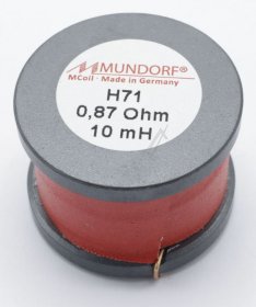Mundorf Coil - 10mh-0,87r Mcoil Ferrite-h-core-coil, 0,71mm Wire, 40x38mm
