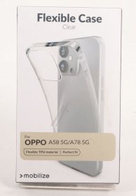 Mobilize Leather Bag Gsm - 28814 Mobilize Gelly Case Oppo A58 5g-a78 5g Clear