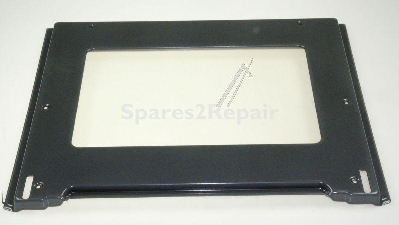 Glass Plate For Oven - 20004583 Glass Front Panel For 60 Cm Appliances With Microwave Black [Bosch Siemens]
