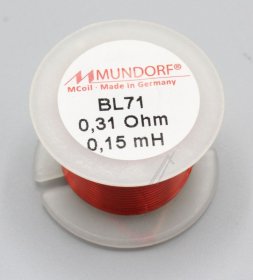 Mundorf Coil - 0,15mh-0,31r Mcoil Air-coil, Baked Varnish, 0,71mm-wire, 30x20mm