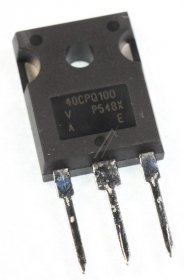 Vishay Diode - 40cpq100 Schottky Diode, Zweifach Cc, 100v-2x20a (40a), To-247
