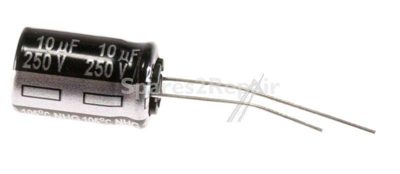 Panasonic 250v Radial Electrolytic 105 D - 10uf-250v Eca2ehg100 Elco Radial Pan Capacitor 105° 10x16mm Rm=5 0mm -rohs-