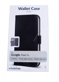 Mobilize Leather Bag Gsm - 28678 Mobilize Classic Gelly Wallet Book Case Google Pixel 7a Black