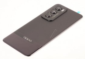 Oppo Battery Compartment Lid - 621033000286 Battery Cover Omega-s2 (cph2629) Black Glass With Accessories And Screen Printing For Export Sales