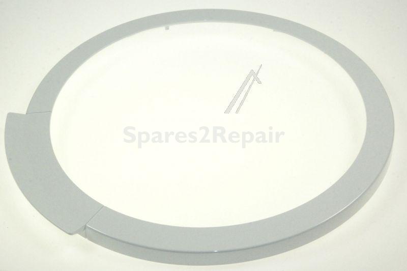 Flange Washing Machine Window - 11056051 Spacer Black [Bosch Siemens]