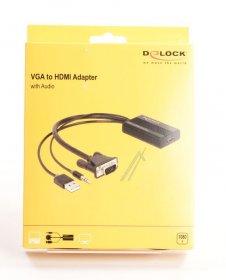 Delock Hdmi Converter - 62597 Vga To Hdmi Adapter With Audio