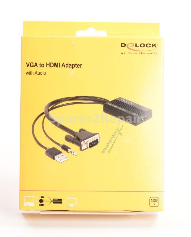 Delock Hdmi Converter - 62597 Vga To Hdmi Adapter With Audio