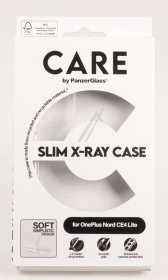 Panzerglass Leather Bag Gsm - 1972 Care By Panzerglass Fashionable Case Transparent X-ray Soft Basic Oneplus Nord Ce4 Lite