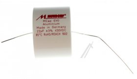 Mundorf Foil Capacitor - 22uf-450v Me-22t3 450 Audio Filmcap Axial 85° 50x35mm