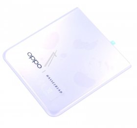 Oppo Battery Compartment Lid - 4714467 Glass Battery Coveraa379 Purple Gg5 Ag With Back Glue And Silk Screen Down