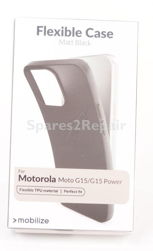Mobilize Leather Bag Gsm - 80326 Mobilize Rubber Gelly Case Motorola Moto G15-g15 Power Matt Black