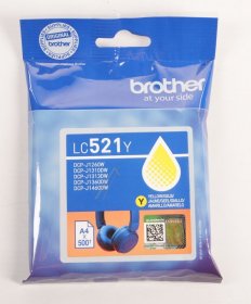 Brother Cartridge - Lc-521 Y Ink Cartridge Yellow 0 5k