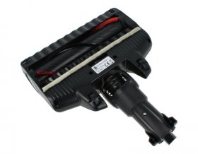 Turbo Nozzle - 17008844 Electric Nozzle Bosch Black-black Click-connection Plastic Sole With Brush Roller With Wheels [Bosch Siemens]