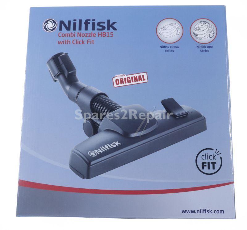 Nilfisk Vacuum Cleaner Nozzle - 128389332 Combination Nozzle With Click Hb15