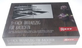 Telescopic Slideout Oven Grills - Z11tf36x000 00577538 Full Extension Rails 3-fold [Bosch Siemens]