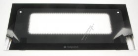 Oven outer Door - C00280894 482000031493 Door Glass Oven Black [Whirlpool Indesit]
