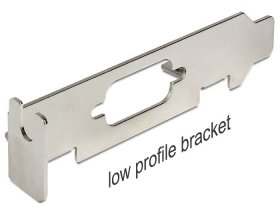 Delock Pc Case Slot Plates - 82713 Low Profile Slot Bracket With Sub-d 9 Opening