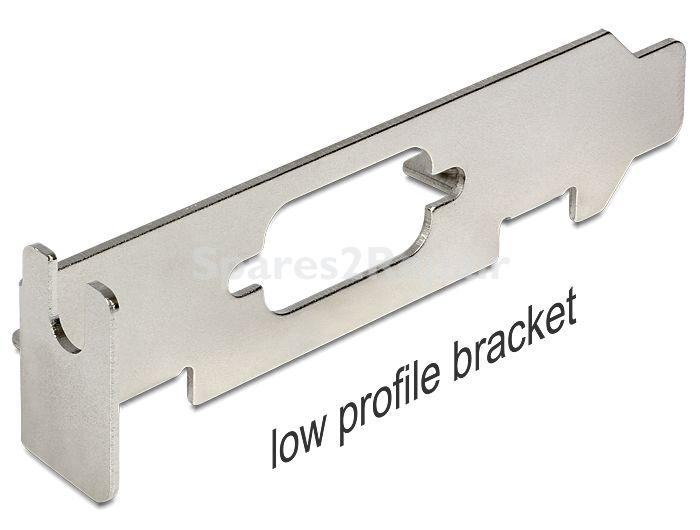 Delock Pc Case Slot Plates - 82713 Low Profile Slot Bracket With Sub-d 9 Opening
