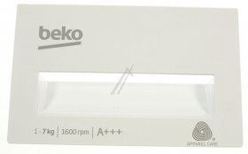 Casing Cover - 2852959004 C00867129 Front Cover Detergent Drawer [Arcelik]