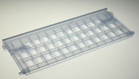 Dometic Air Vent Grille - 241398100 Grating Complete Upper