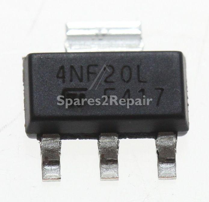 Stmicroelectronics Mos Fet Transistor - 4nf20l N-channel Mosfet Transistor, 200v 1a, Smd Sot-223