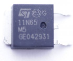 Stmicroelectronics Smd Transistor - 11n65 Std11n65m5 N-channel Mosfet 9a 650v Smd To-252