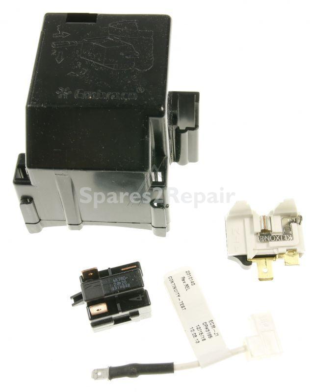Starter Relay - C00314687 481201229751 12002784 Kit Overload-relay [Whirlpool Indesit]