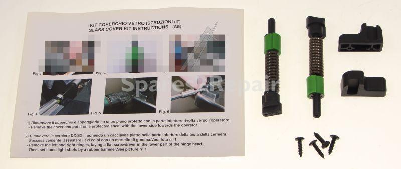 Fixings And Brackets - C00273784 482000086980 Kit Hinge Dx Sx + Support [Whirlpool Indesit]