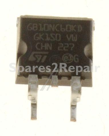 Stmicroelectronics Transistors - Gb10nc60kd Transistor Igbt, 600v 10a, Smd D2pak