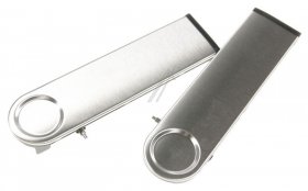 Fixings And Brackets - Br81345942 Ics Clamps Black Metal [Delonghi]