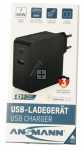 Ansmann Usb Power Supplies - 1001-0096 Gan Charger 65w 1x Usb-c 1x Usb-a Pd Qc