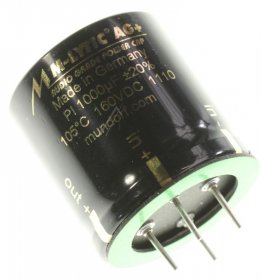 Mundorf 160v Radial Electrolytic 105 D - 1000uf-160v Audio Filter-elcap Radial 105° 35x35mm 4-polig