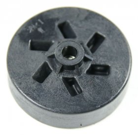 Philips Turntable Coupler - 996510072876 Driving Wheel Assembly Black