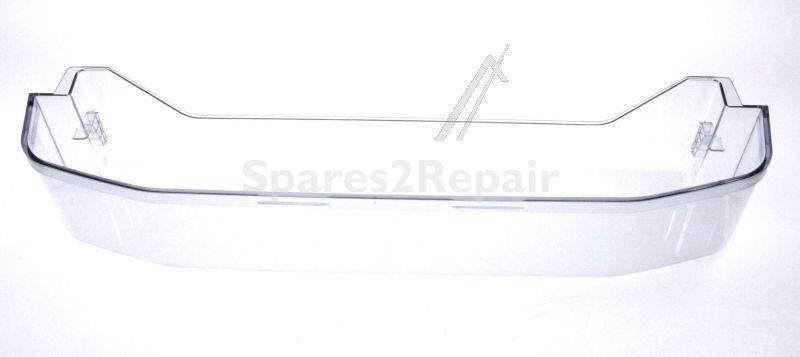 Refrigerator - Freezer Door Shelf - C00374581 481052388111 Bottle Shelf 00136 Transparent Grey [Whirlpool Indesit]