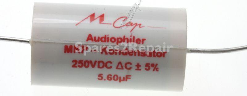 Mundorf Foil Capacitor - 5,6uf-250v Audio Filmcap. Axial 85° 18x33mm