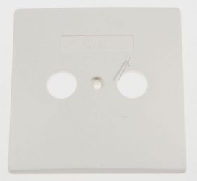 Wisi Blanking Plate Aerial Socket - Dw 42 Abdeckplatte 2-loch, 1 StÜck, 75 X 75 Mm